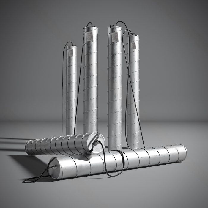 GAZ-TK deep titanium anode grounders